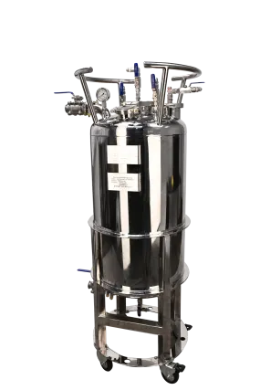 312lb ASME Single-Jacketed Solvent Tank or Collection Vessel | V1 | Assembled