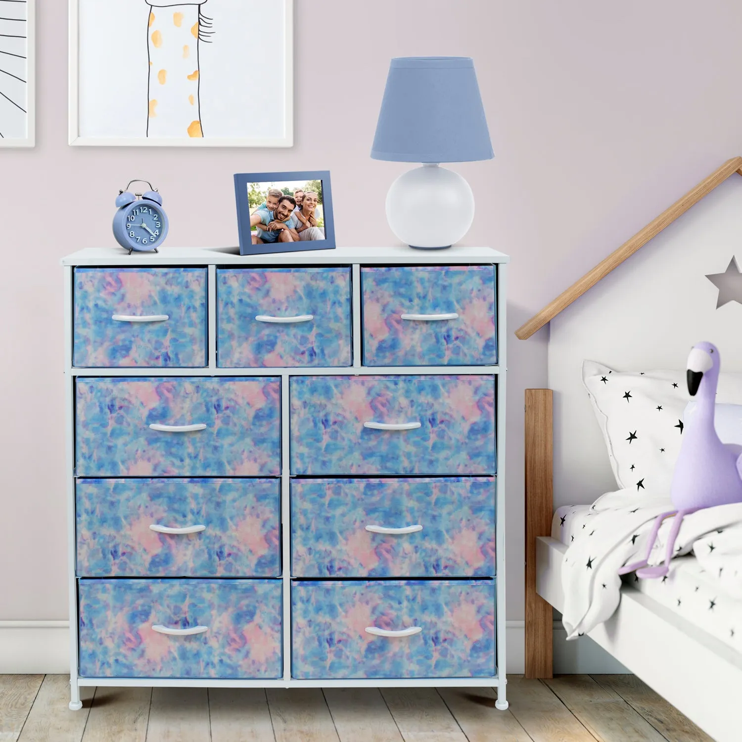 9 Drawer Wide Dresser