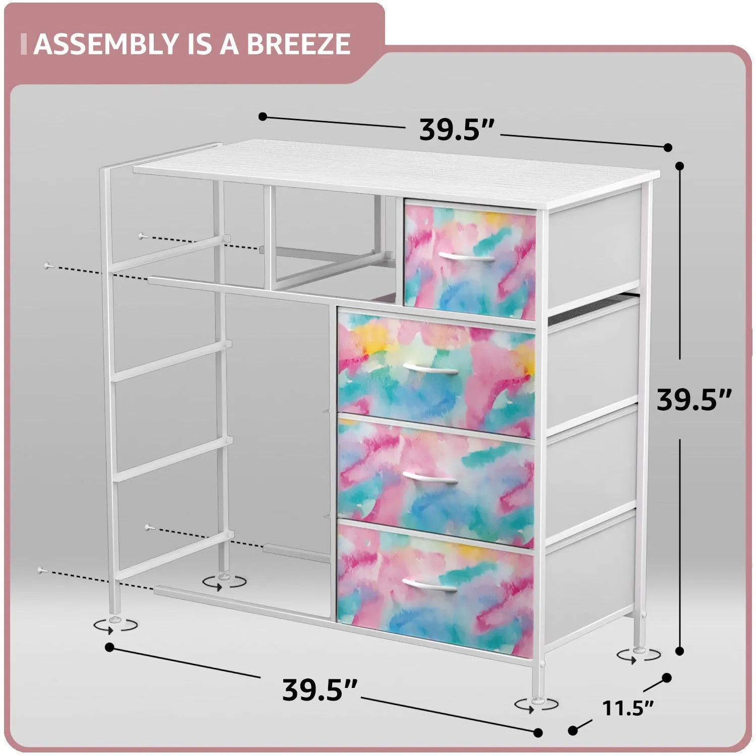 9 Drawer Wide Dresser