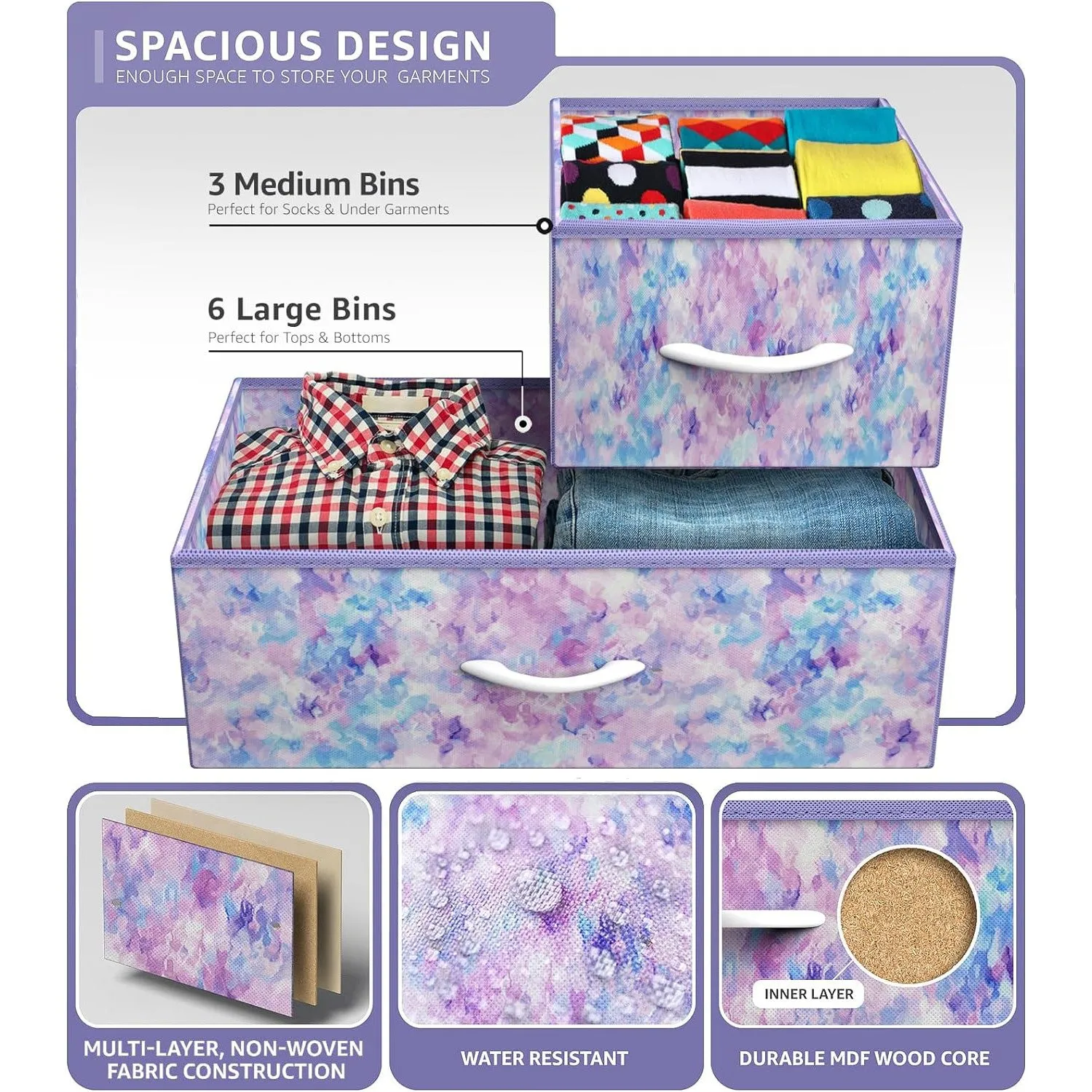 9 Drawer Wide Dresser