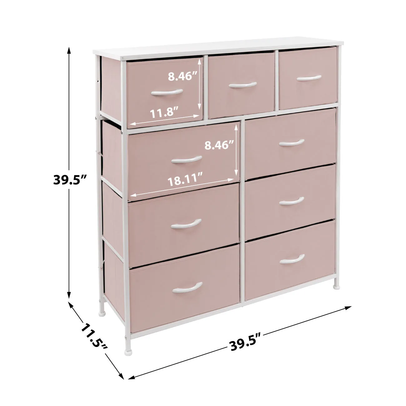 9 Drawer Wide Dresser