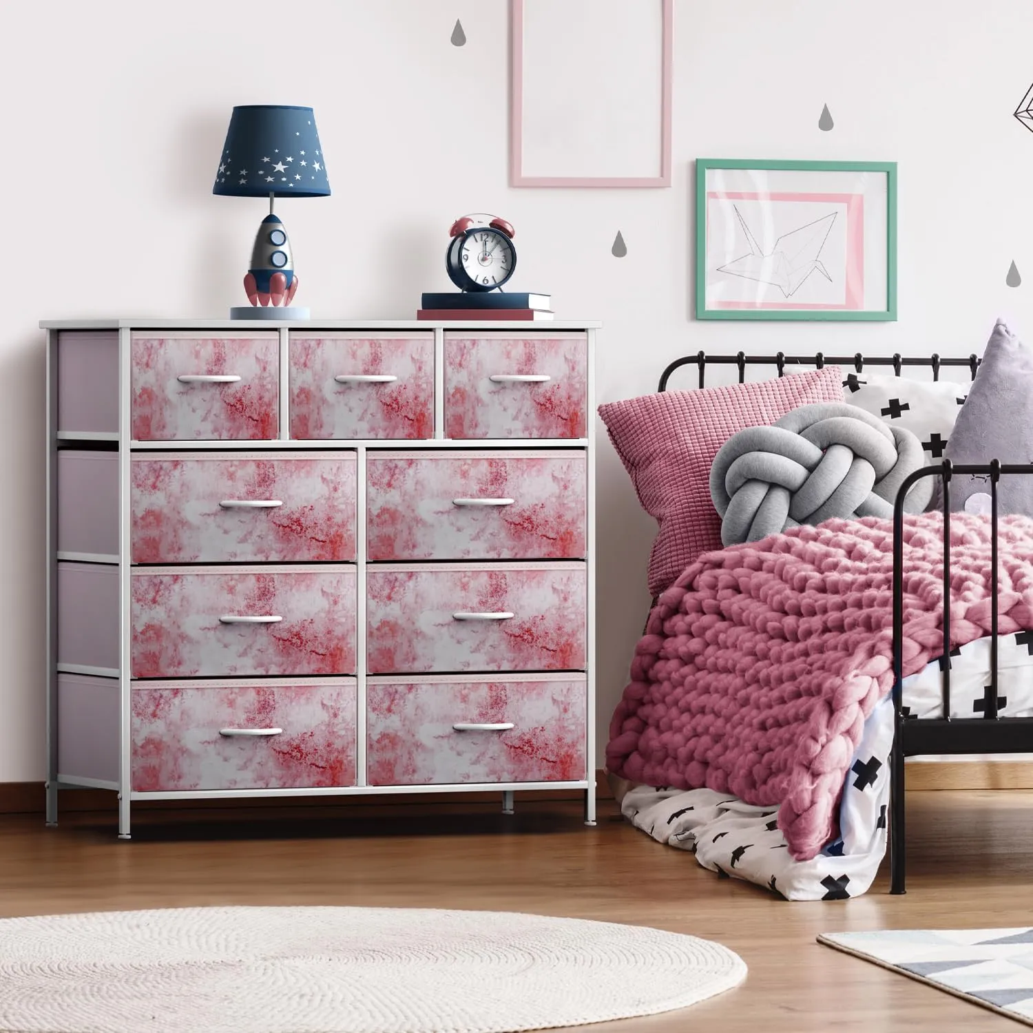 9 Drawer Wide Dresser