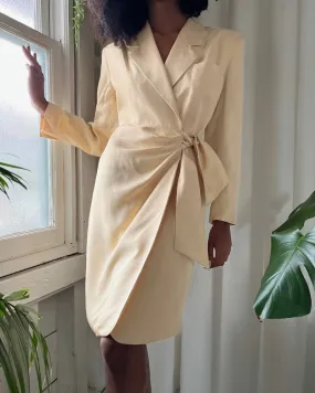 90s Tahari Silk Suit Dress | M