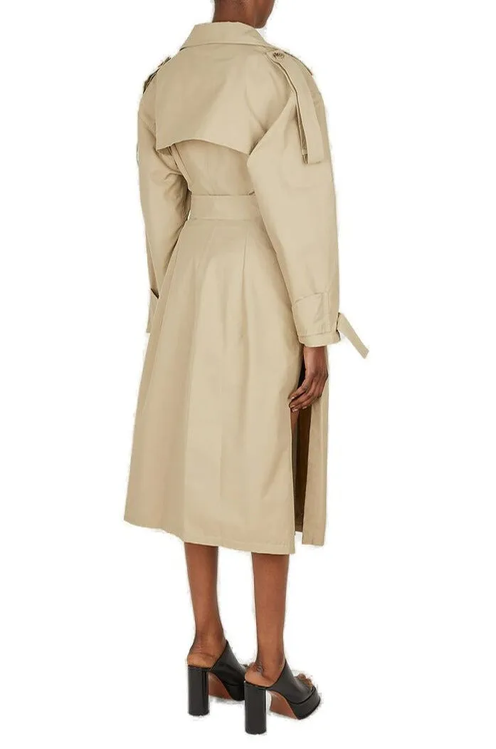 Ambush Double Breasted Slit-Detailed Trench Coat