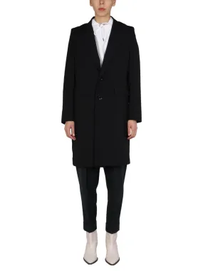 AMI Single-Breasted Mid-Length Coat