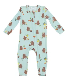 Angel Dear Baby Boys Little Bear Bamboo Footless Romper Sleeper
