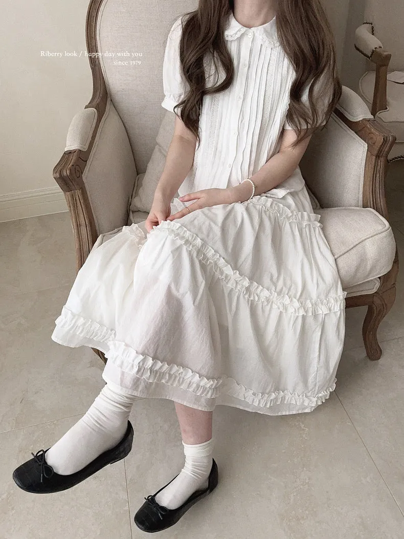 Angel voice midi skirt