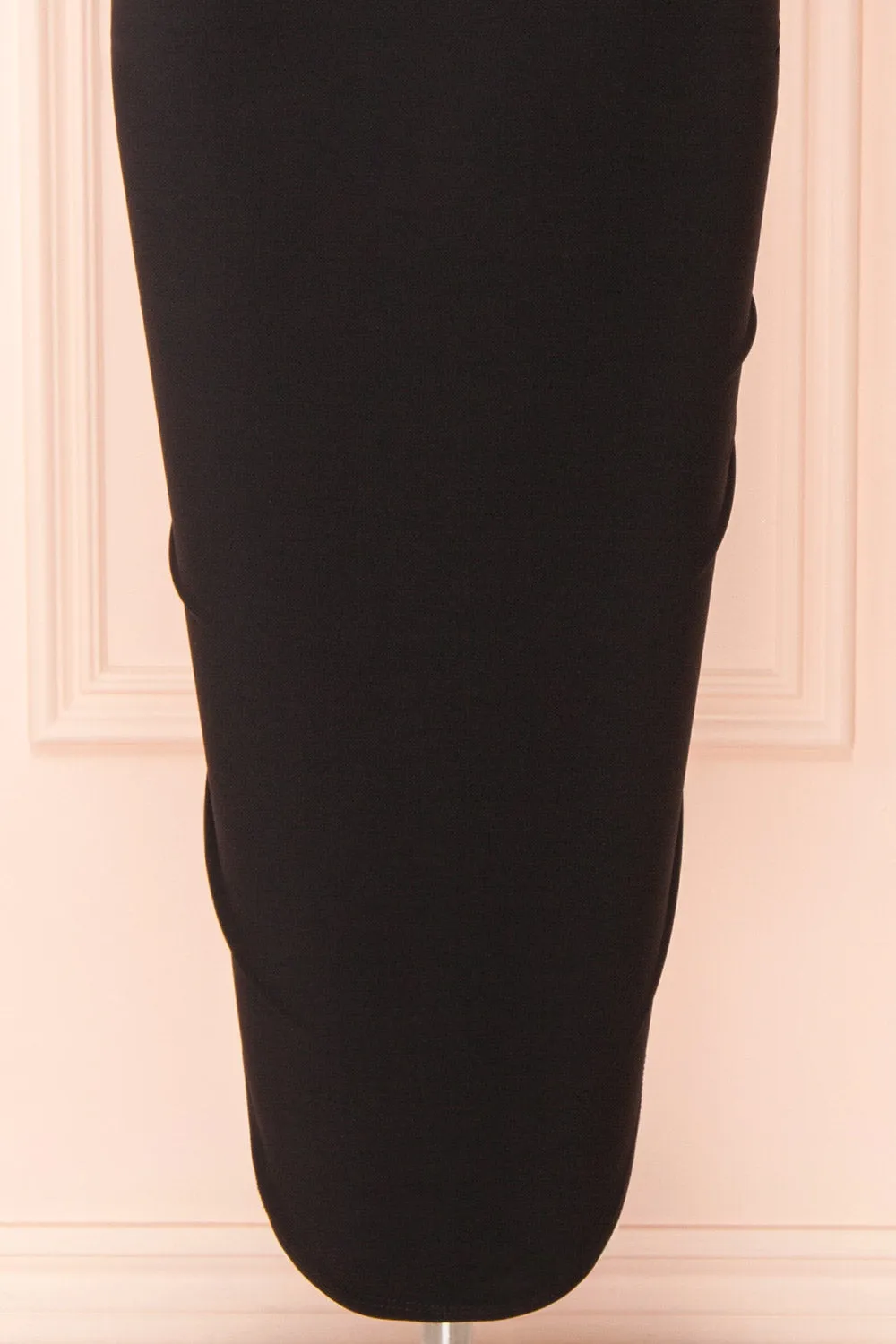 Aristella Black | Convertible Midi Dress