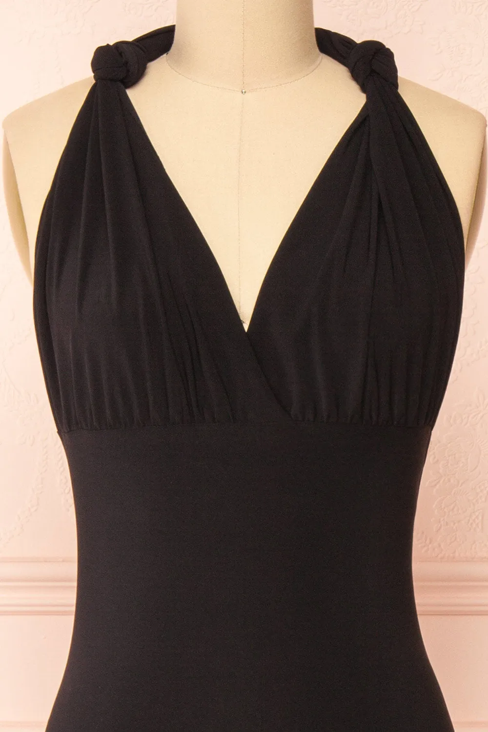 Aristella Black | Convertible Midi Dress