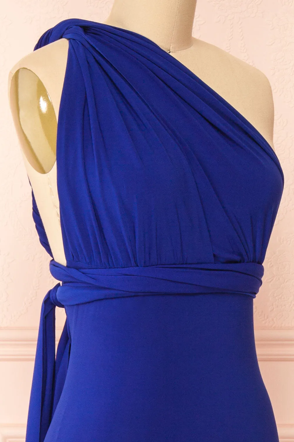 Aristella Blue | Convertible Midi Dress