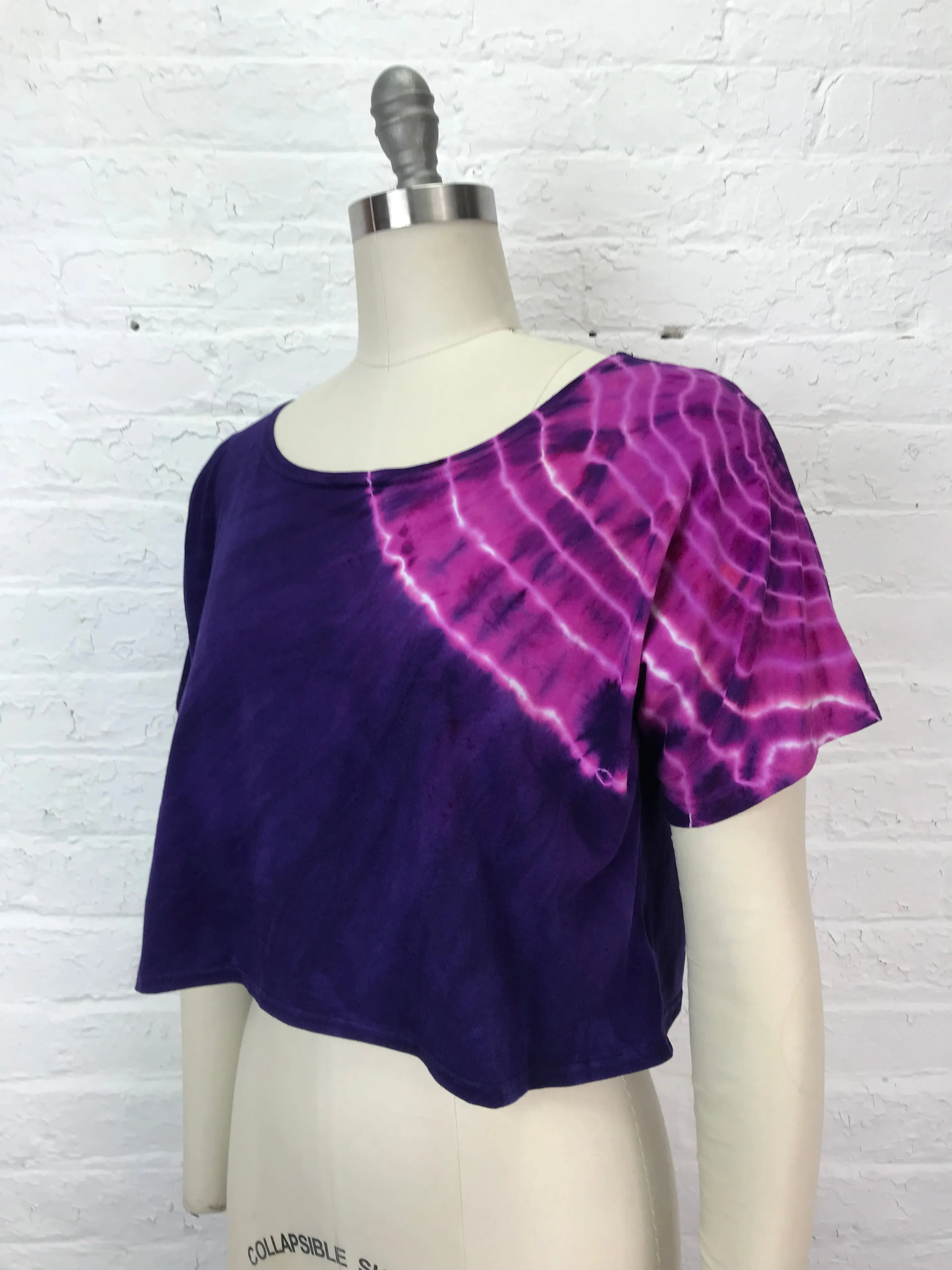 Astrid Crop Top in Amethyst Geode - One Size