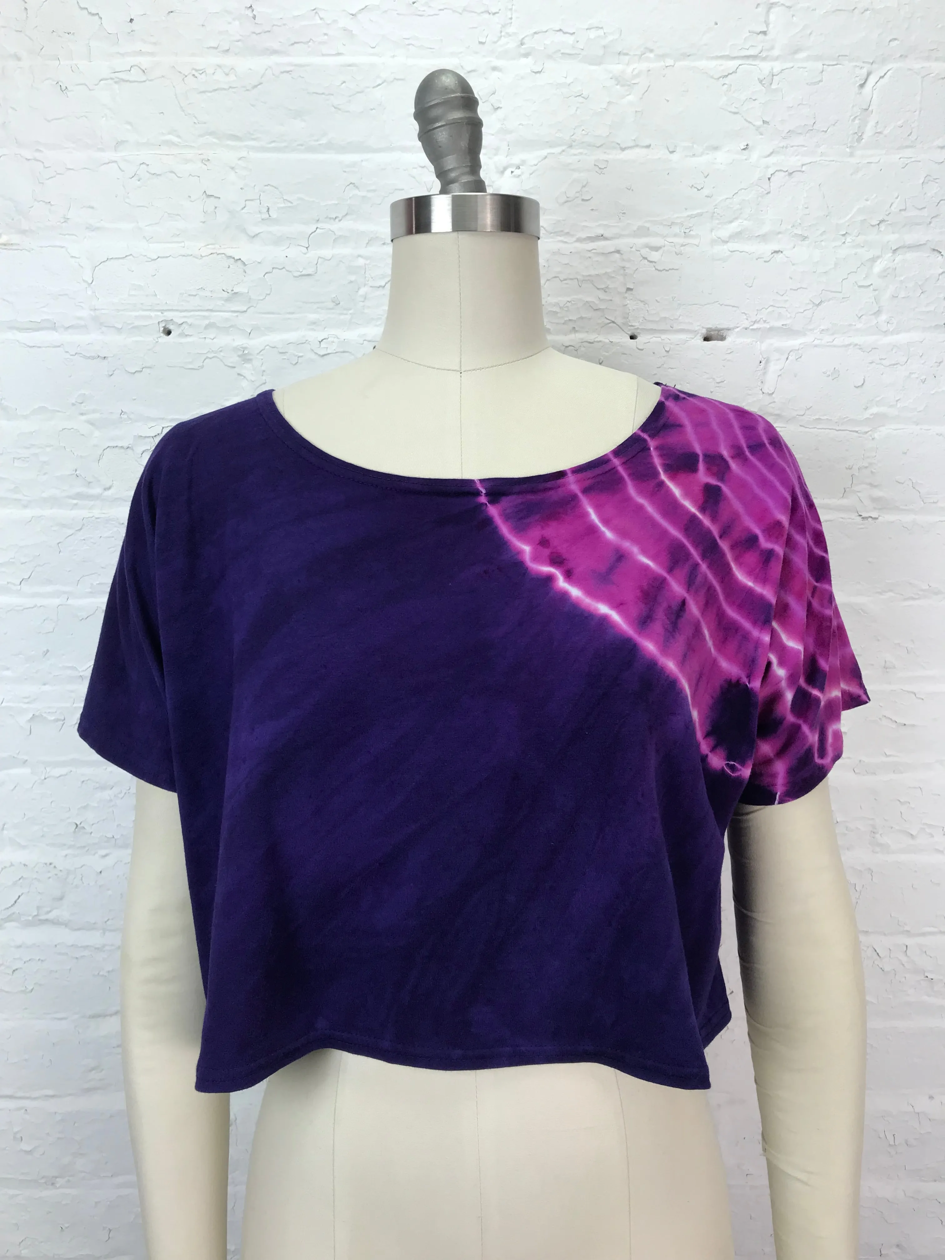 Astrid Crop Top in Amethyst Geode - One Size