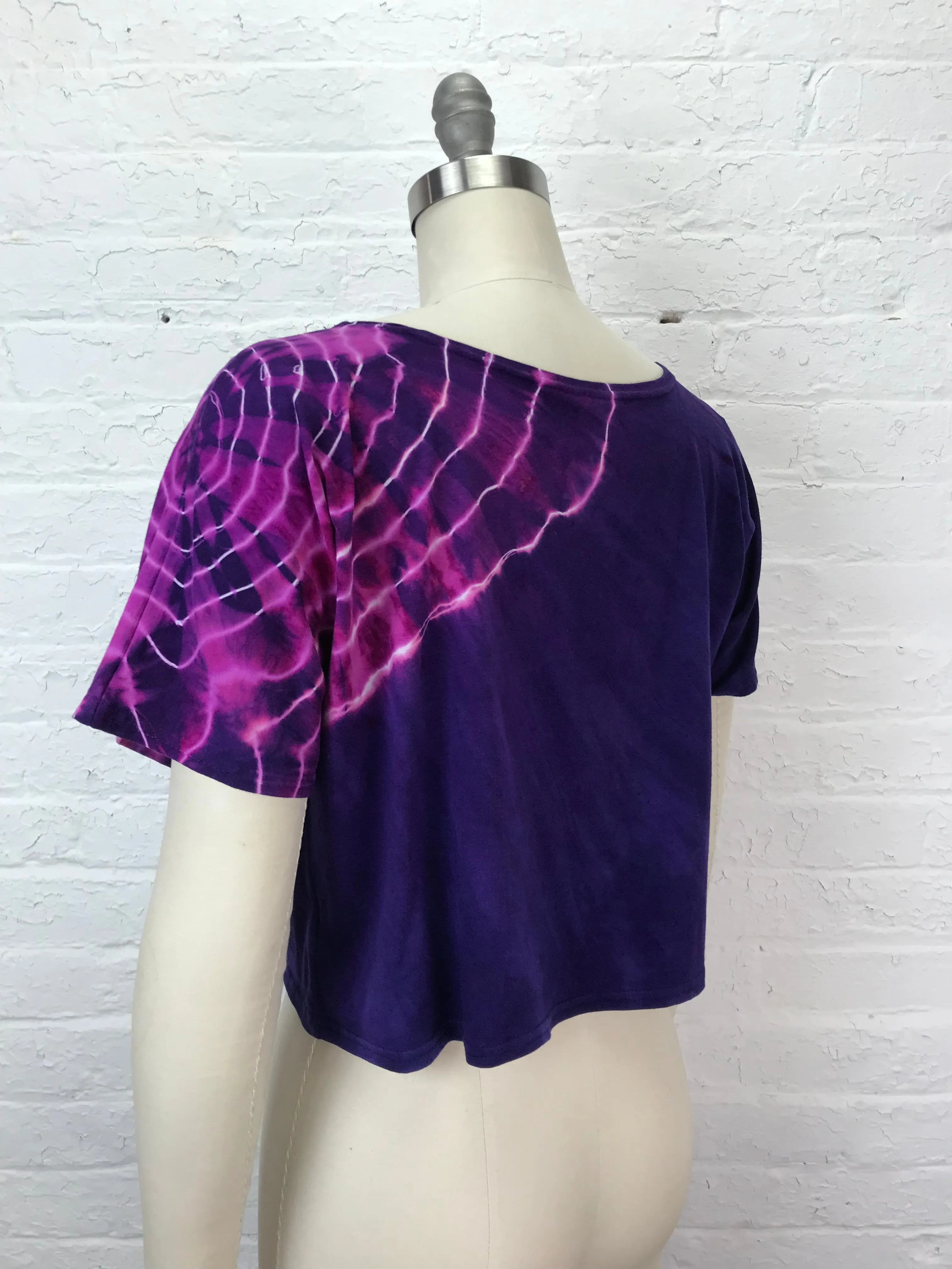 Astrid Crop Top in Amethyst Geode - One Size