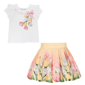 BALLOON CHIC - Tulip Skirt Set - Pink