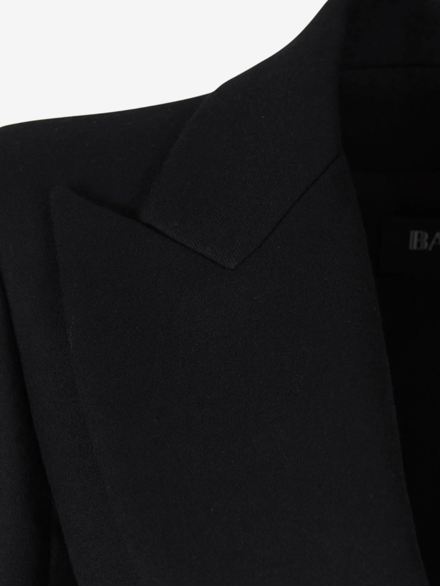 Balmain Structured Shoulder Tailored Coat