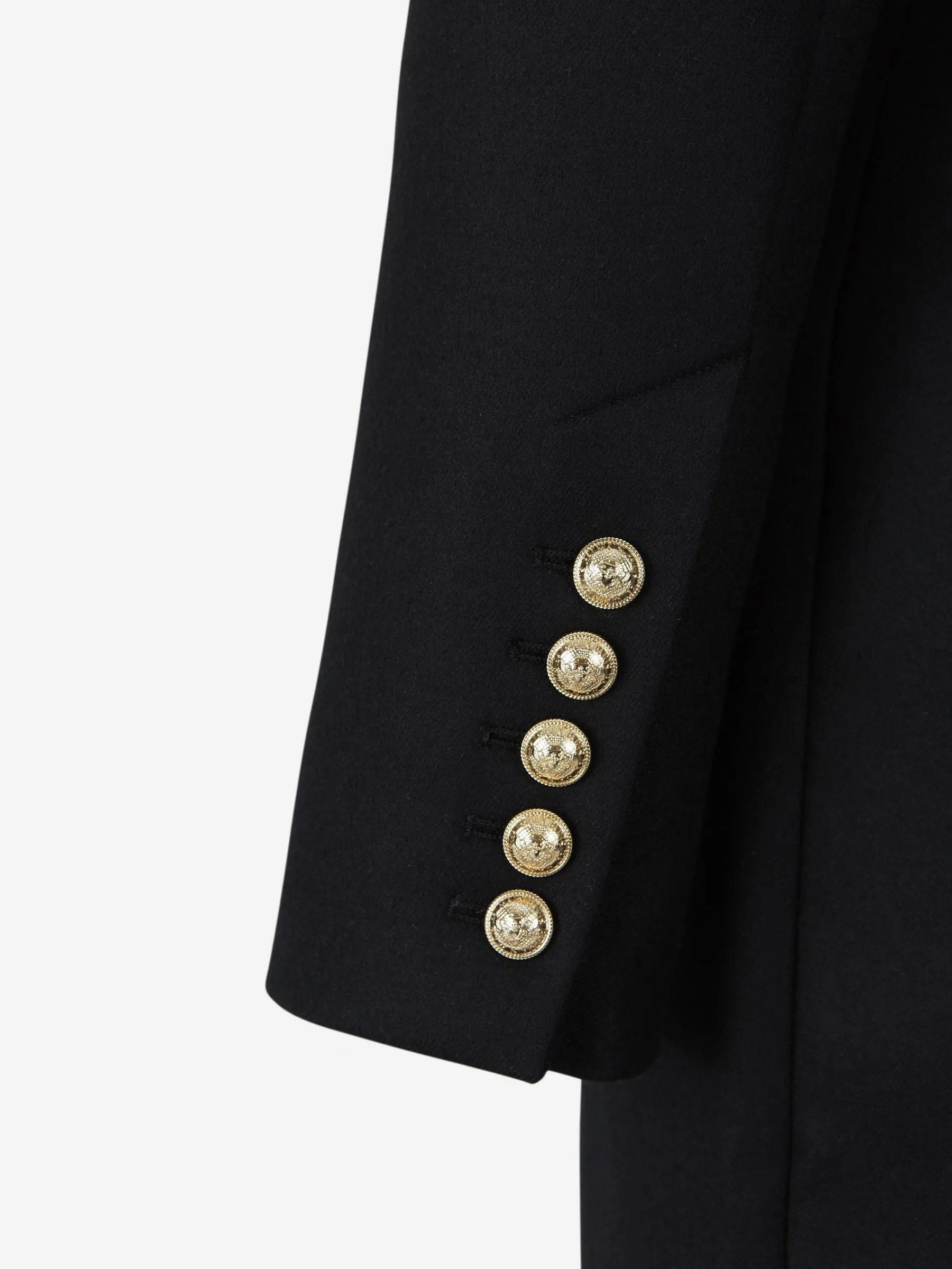 Balmain Structured Shoulder Tailored Coat