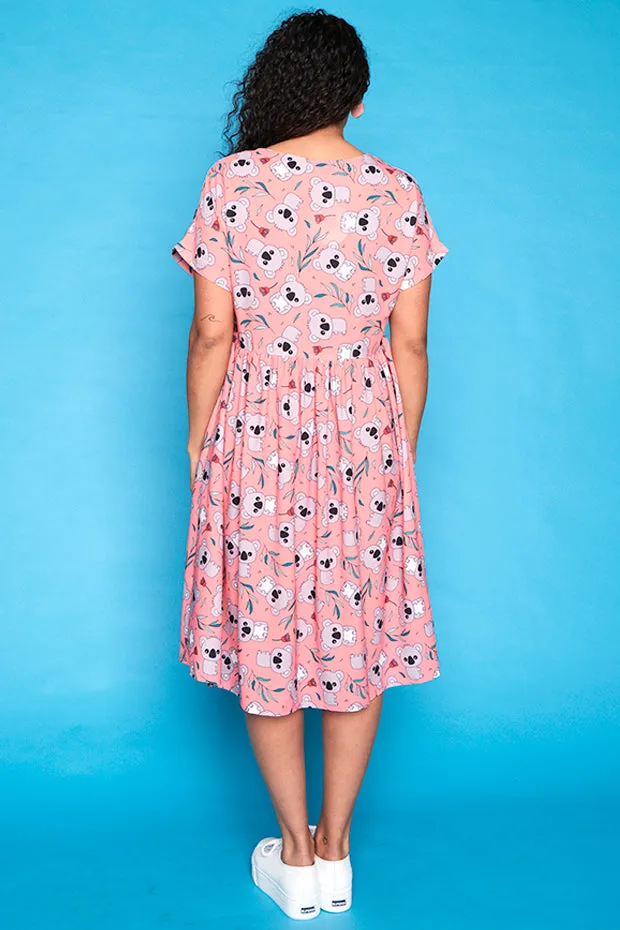 Bam Pink Koala Dress