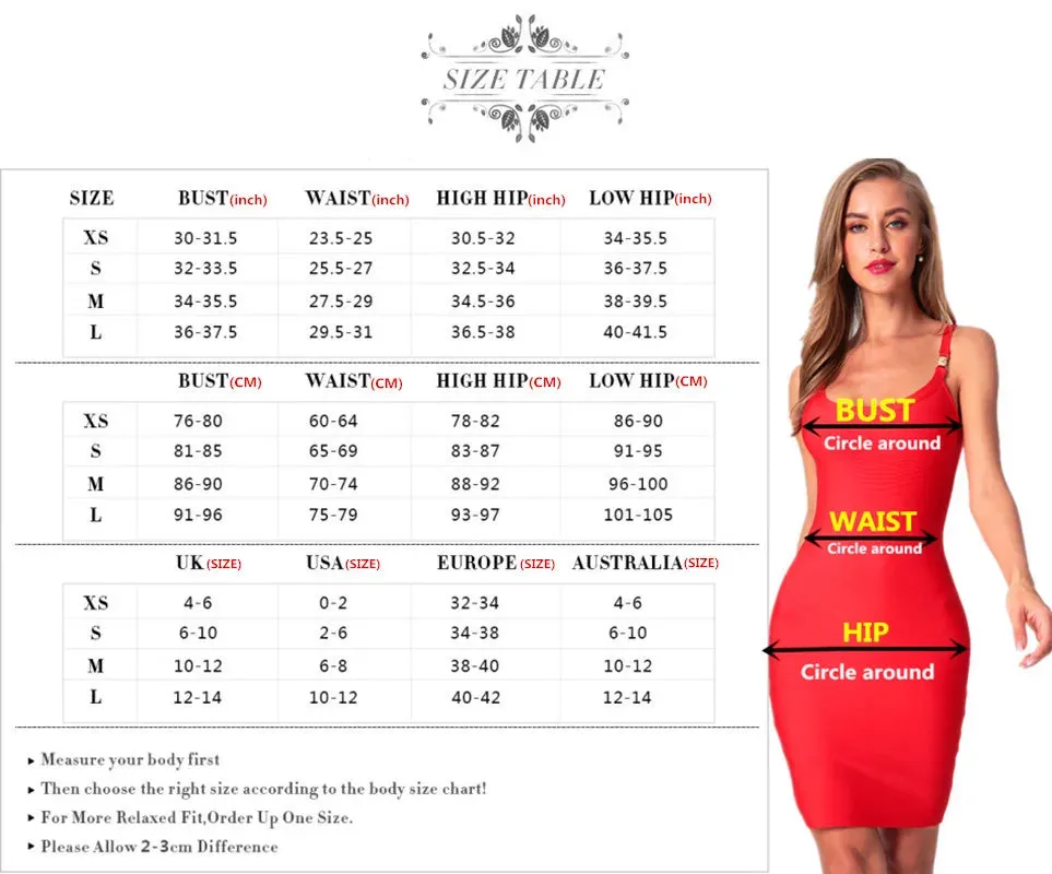Bandage Mini Dress Long Sleeve Button Applique Celebrity Inspired