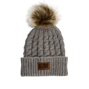 Blizzard Entertainment Grey Faux Fur Pom Beanie