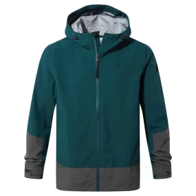 Bowston Mens Waterproof Jacket - Petrol Green