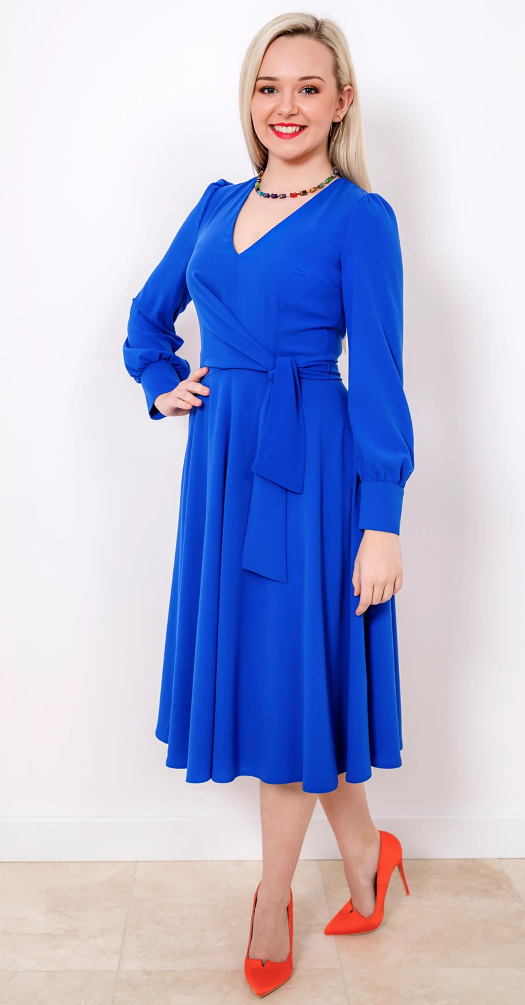Brittany Dress DRC325 Electric Blue