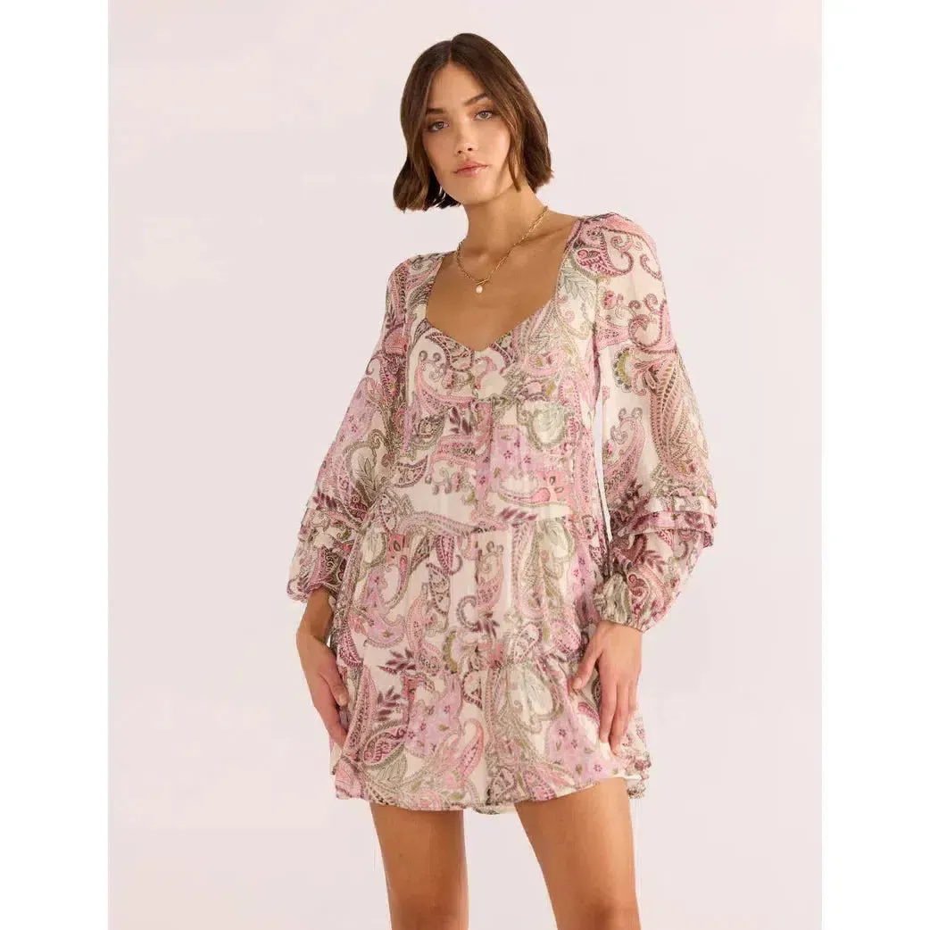CADENCE BABYDOLL MINI DRESS