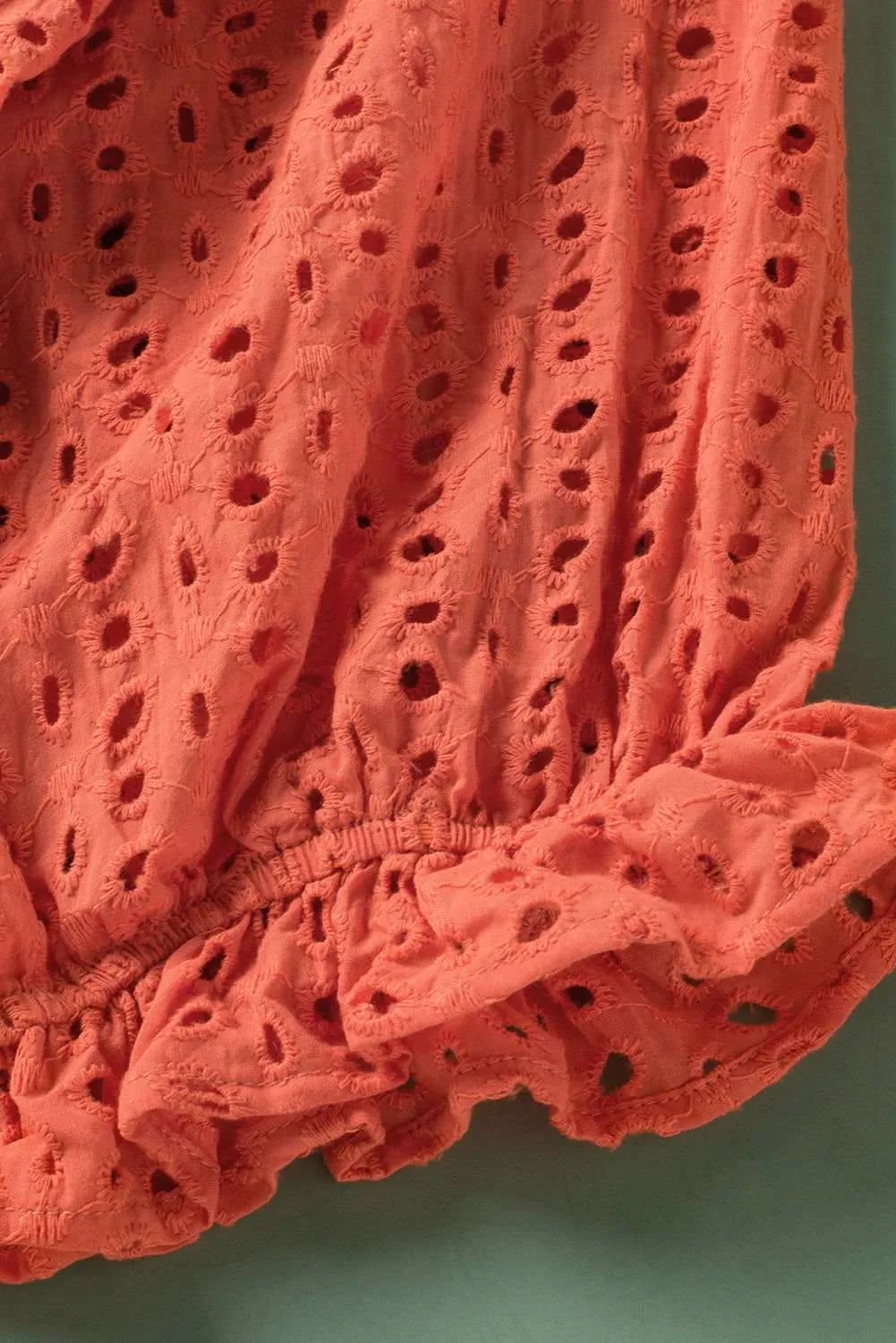 Carrot Plus Size Eyelet V Neck Babydoll Dress - Stylish Fit