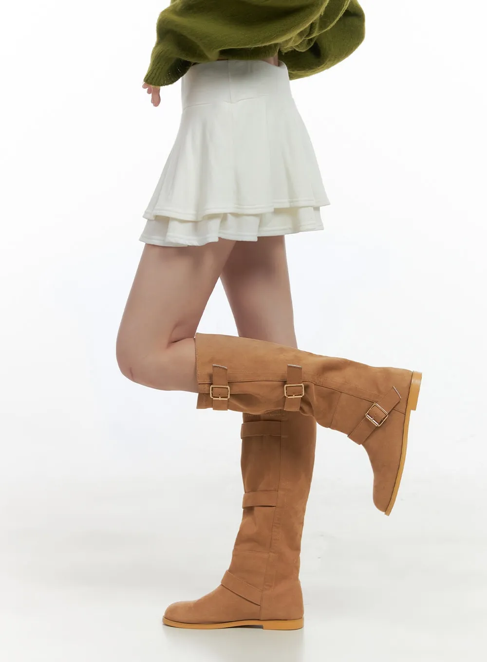 Chic Ruffle Band Mini Skirt CS410