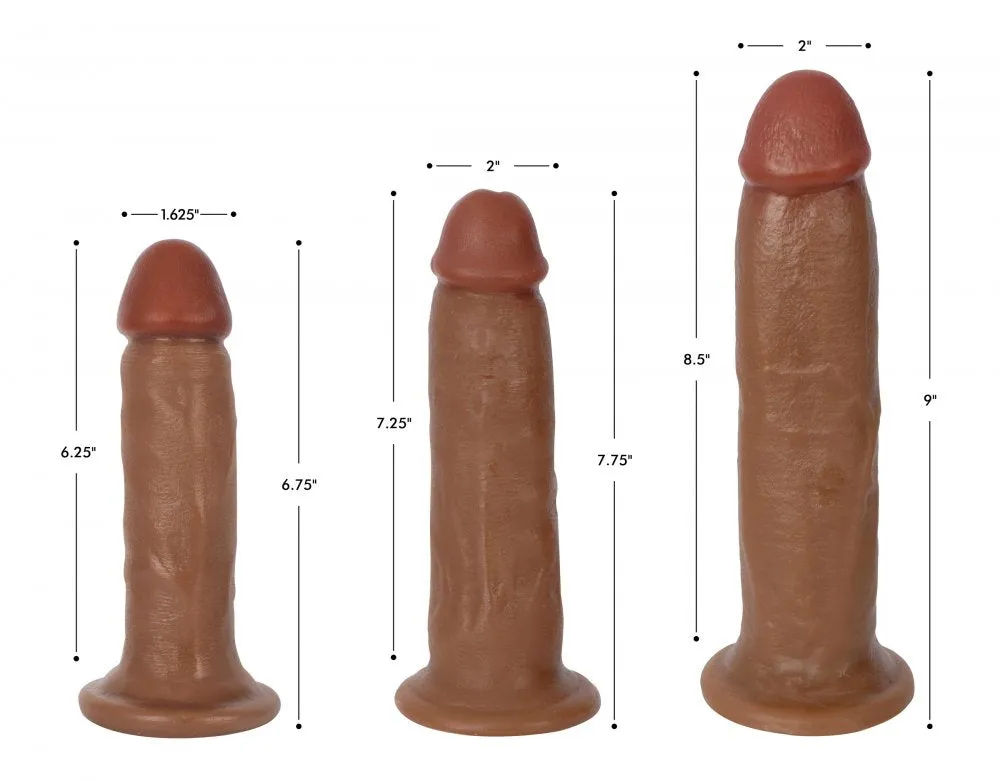 Dark Bareskin Dildo
