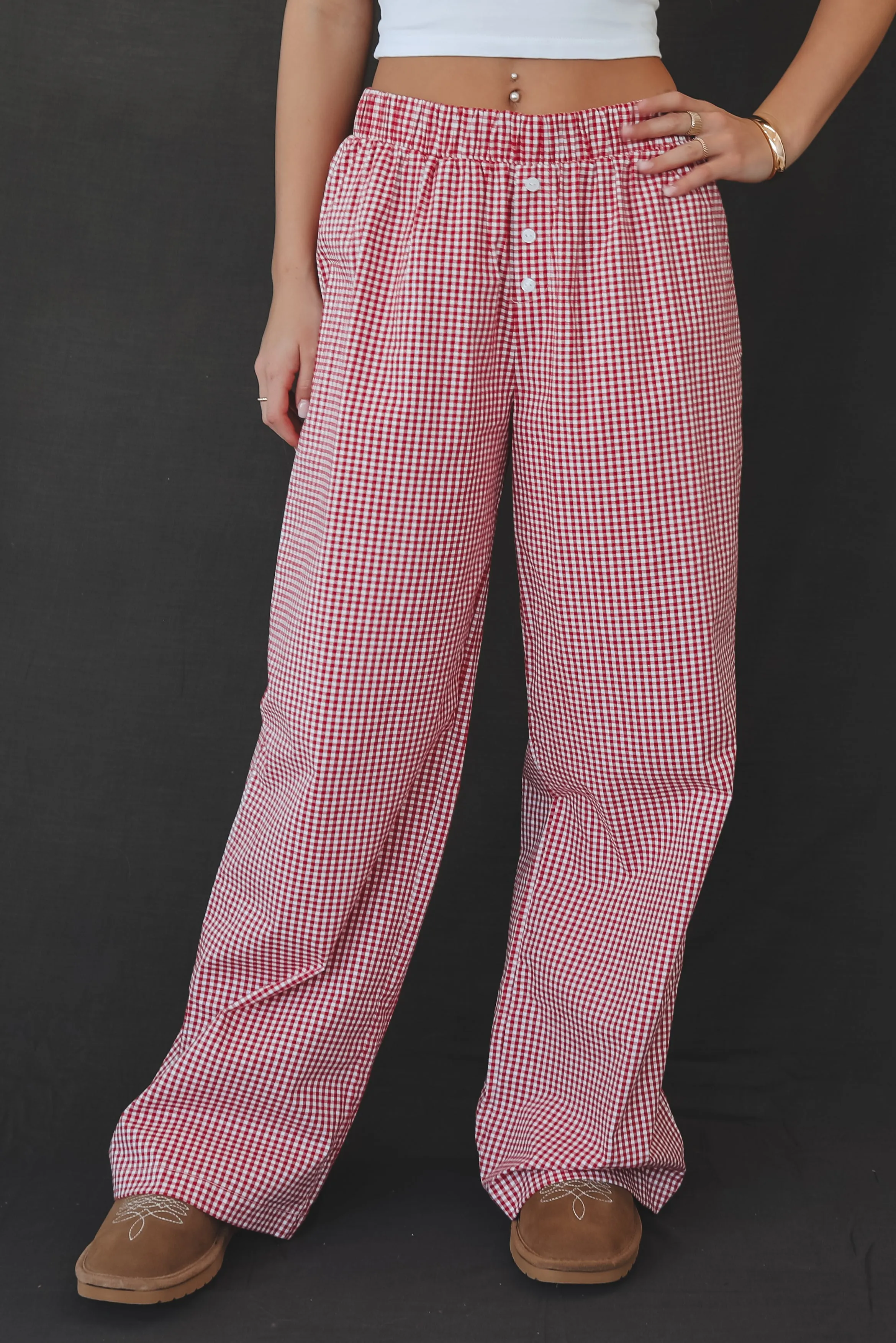 DEAL Sleepover Sweeties Gingham Pajama Pants