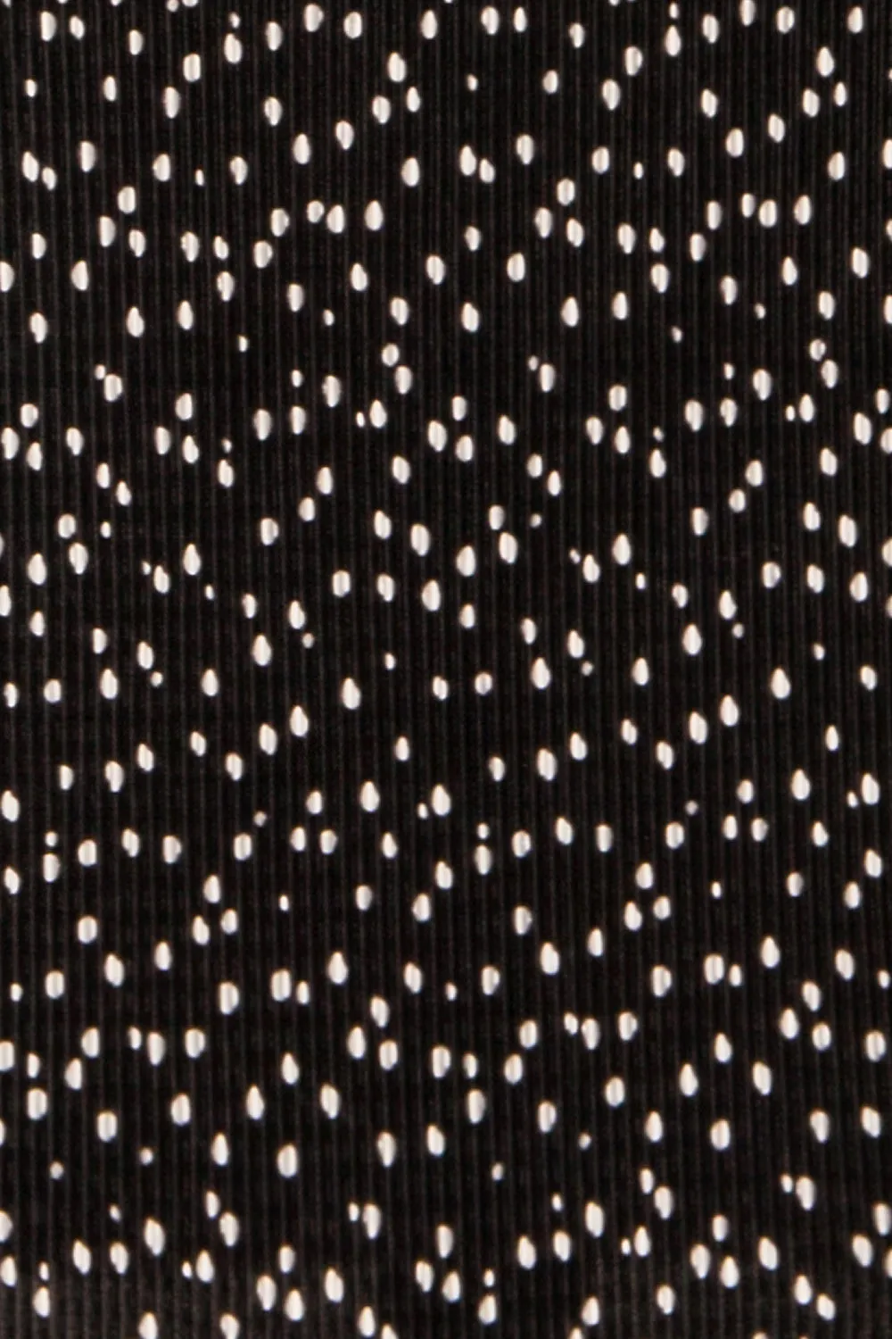 Dimbarasse | Black Patterned Pleated Skirt