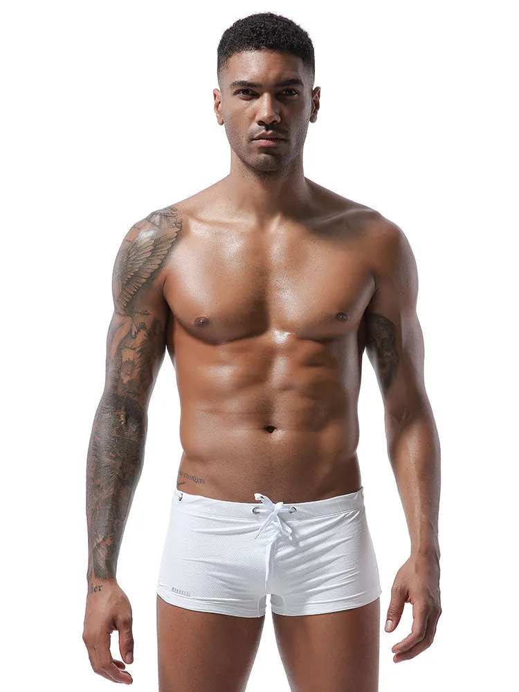 Dots Polyester Drawstring Boxer