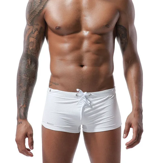 Dots Polyester Drawstring Boxer