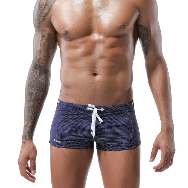 Dots Polyester Drawstring Boxer