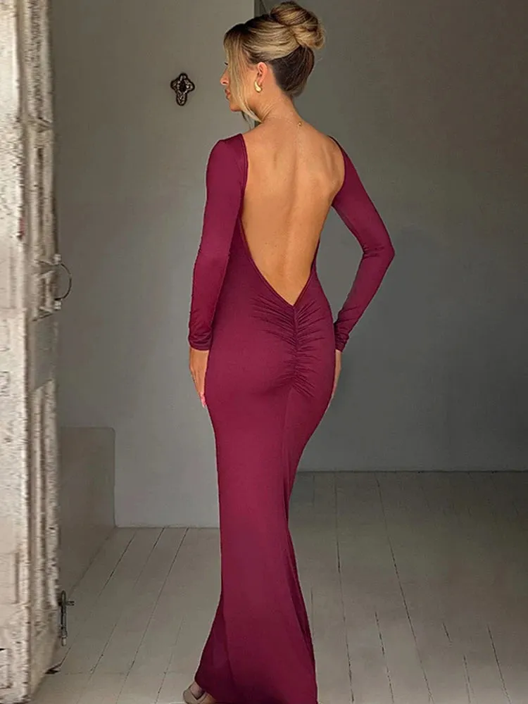 Elegant Maxi Dress for Gala Evenings - Alluring Design