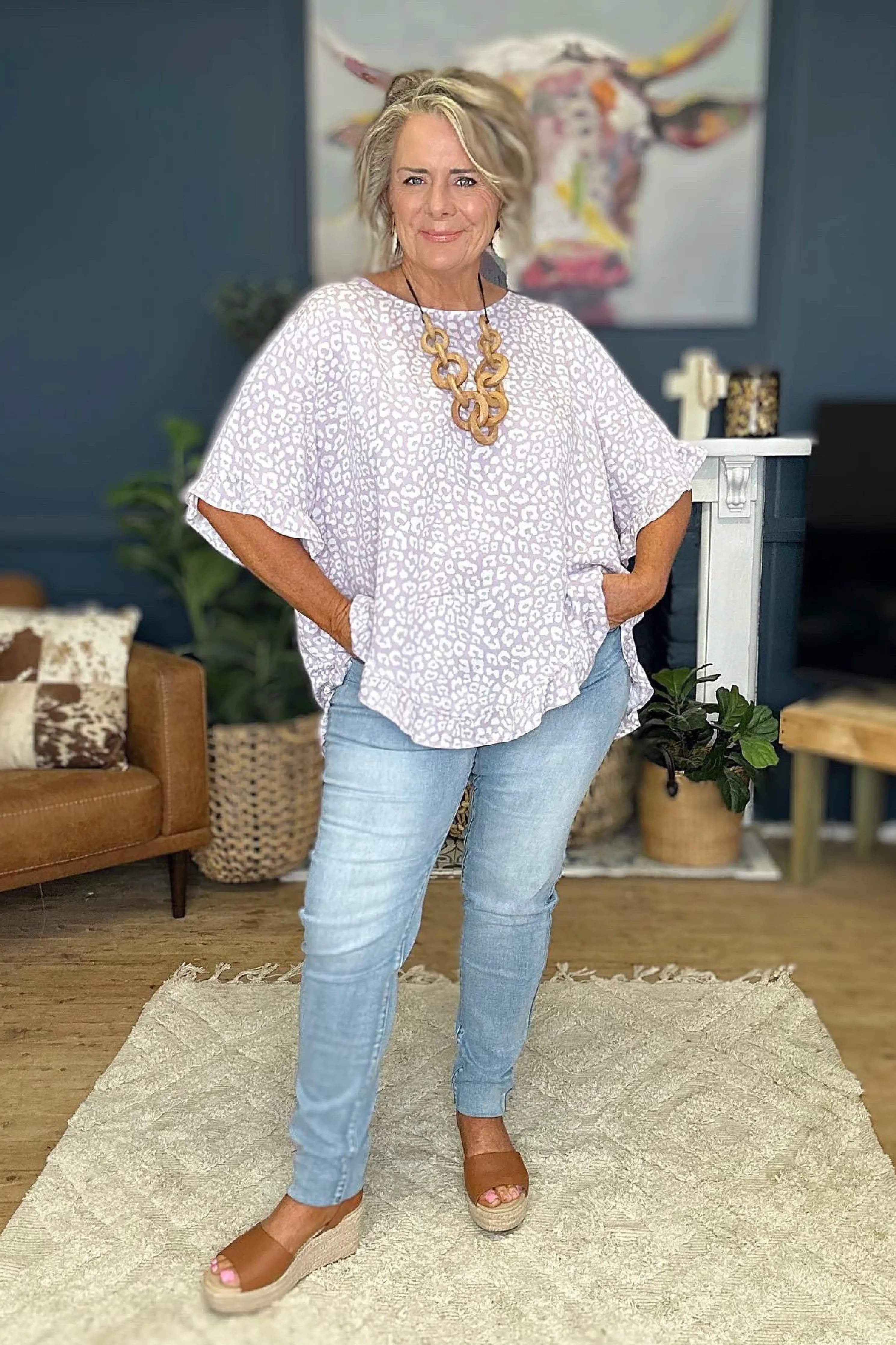 Element Top | Dusk Leopard | FINAL SALE
