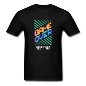 Game Over Pixel Art Men's Funny T-Shirt