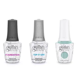 Gelish Combo - Base, Top & Sea Foam