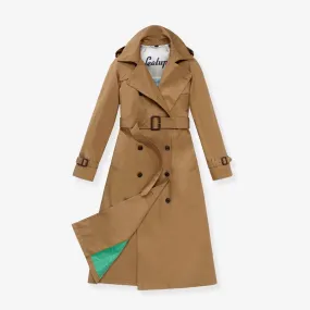 HENRY SARTORIAL X SEALUP Long Trench Coat CAMEL REG