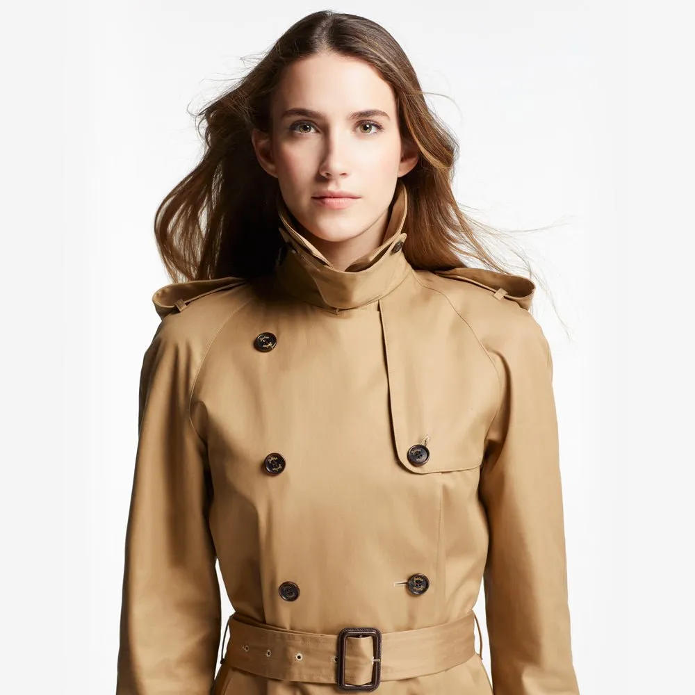 HENRY SARTORIAL X SEALUP Long Trench Coat CAMEL REG