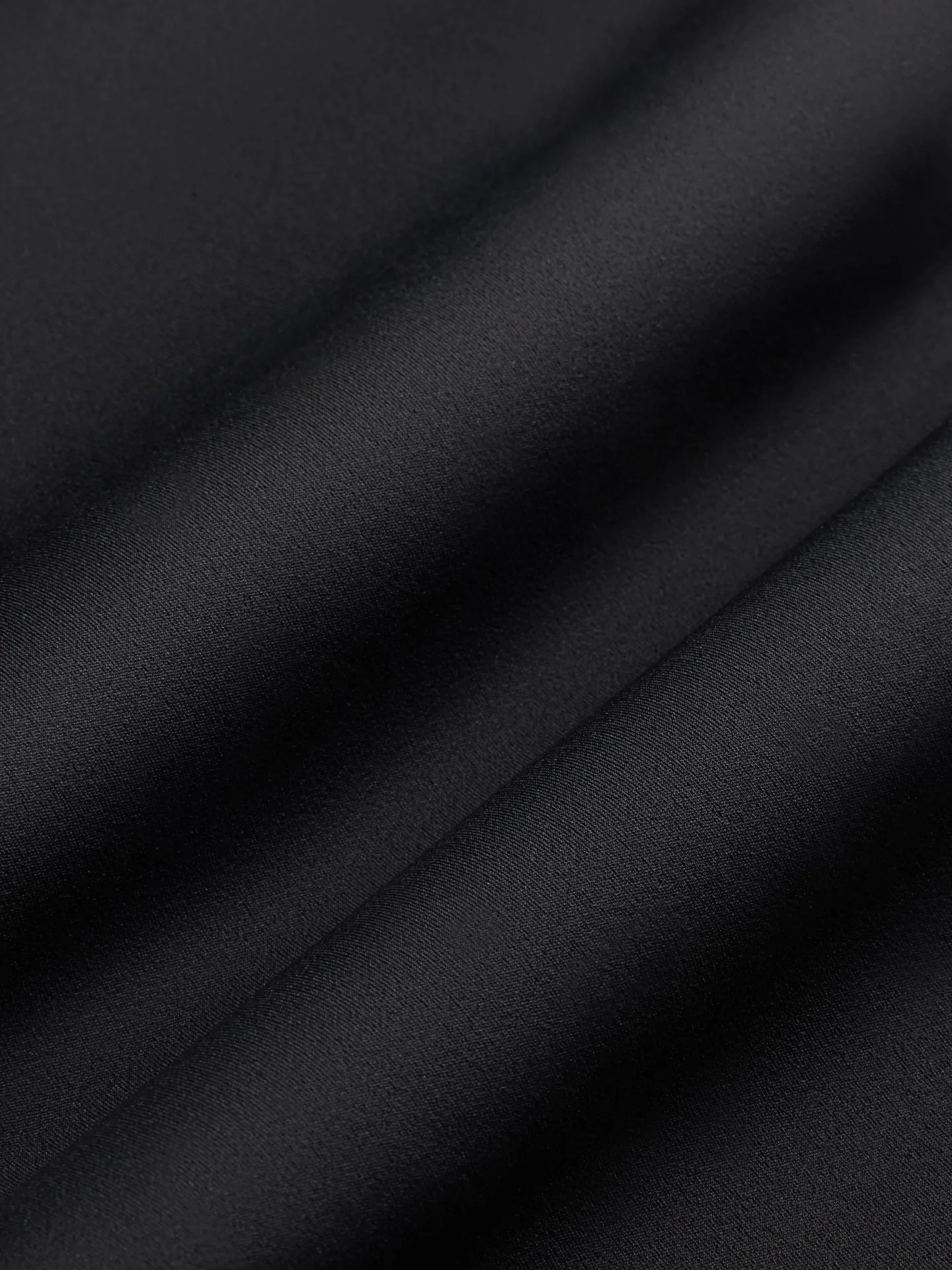 High Neck Laser Cut Tank in Diamond Compression - Black