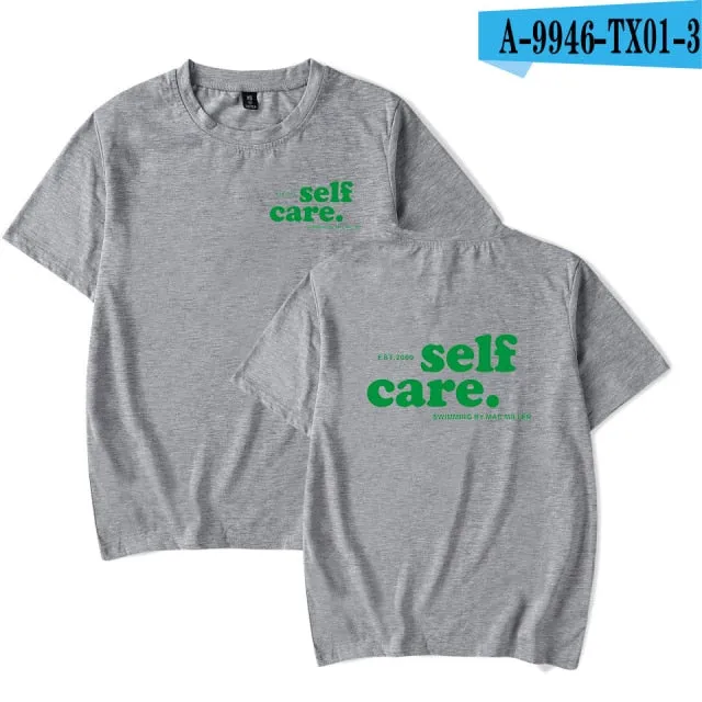Hot Sale Mac Miller T shirt Men Women Summer Fashion Cool Mac Miller White T-Shirt Cotton Harajuku Hip Hop Self Care T-shirts