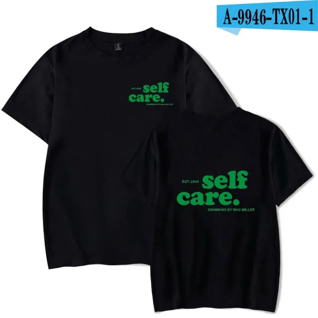 Hot Sale Mac Miller T shirt Men Women Summer Fashion Cool Mac Miller White T-Shirt Cotton Harajuku Hip Hop Self Care T-shirts