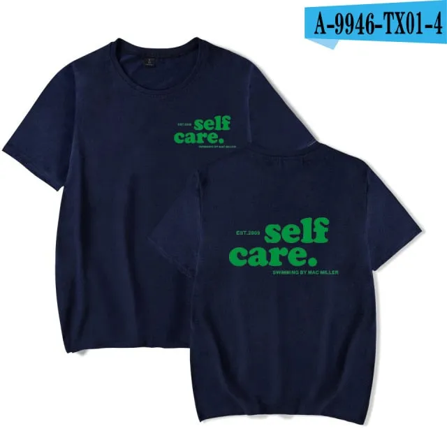 Hot Sale Mac Miller T shirt Men Women Summer Fashion Cool Mac Miller White T-Shirt Cotton Harajuku Hip Hop Self Care T-shirts