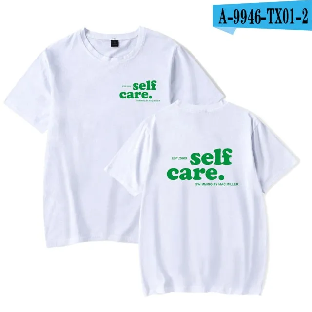 Hot Sale Mac Miller T shirt Men Women Summer Fashion Cool Mac Miller White T-Shirt Cotton Harajuku Hip Hop Self Care T-shirts