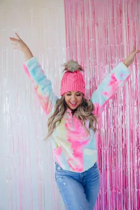 It's So Fluffy Pullover Sherpa - Pastel