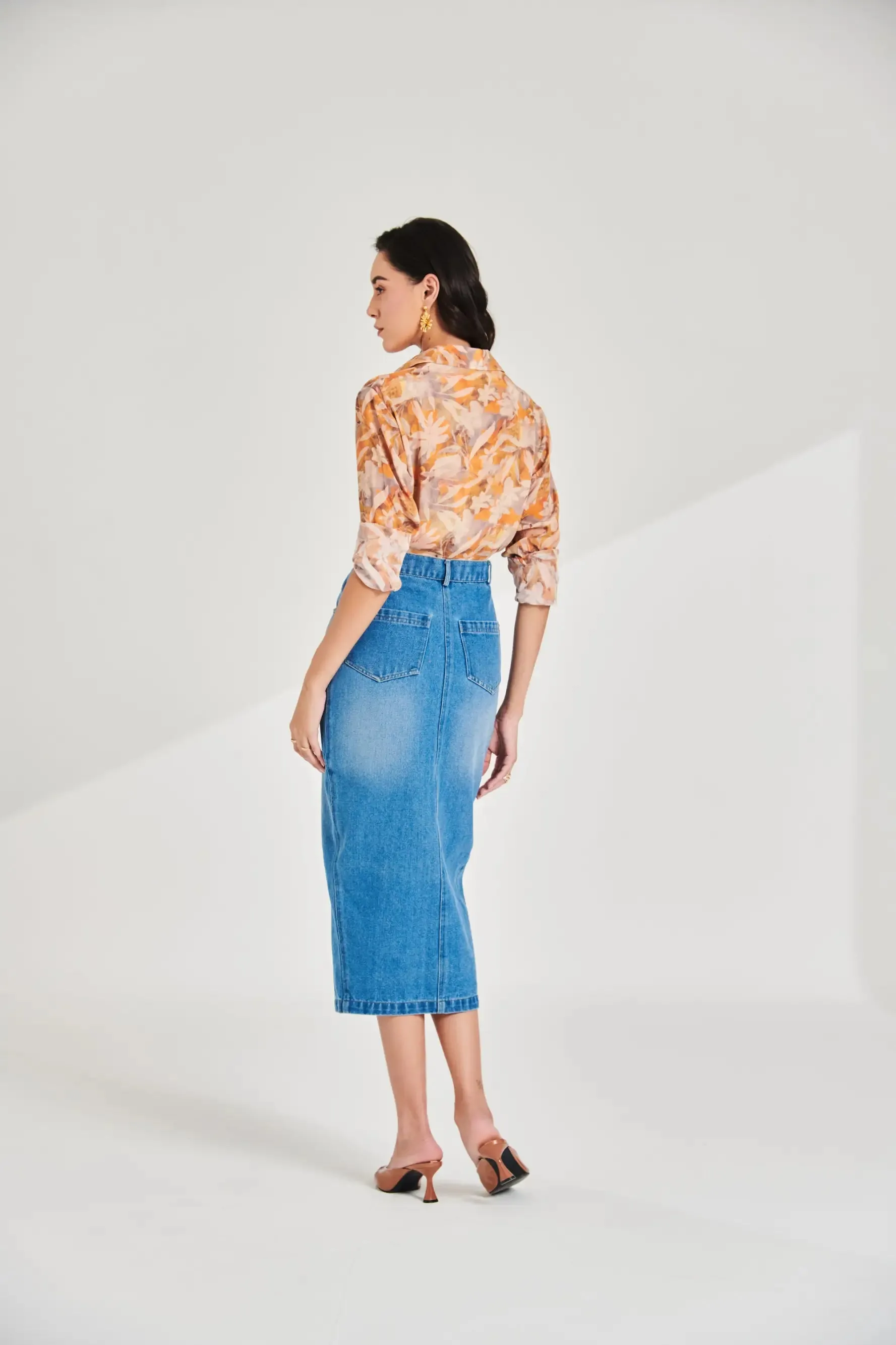 IVY Denim Midi