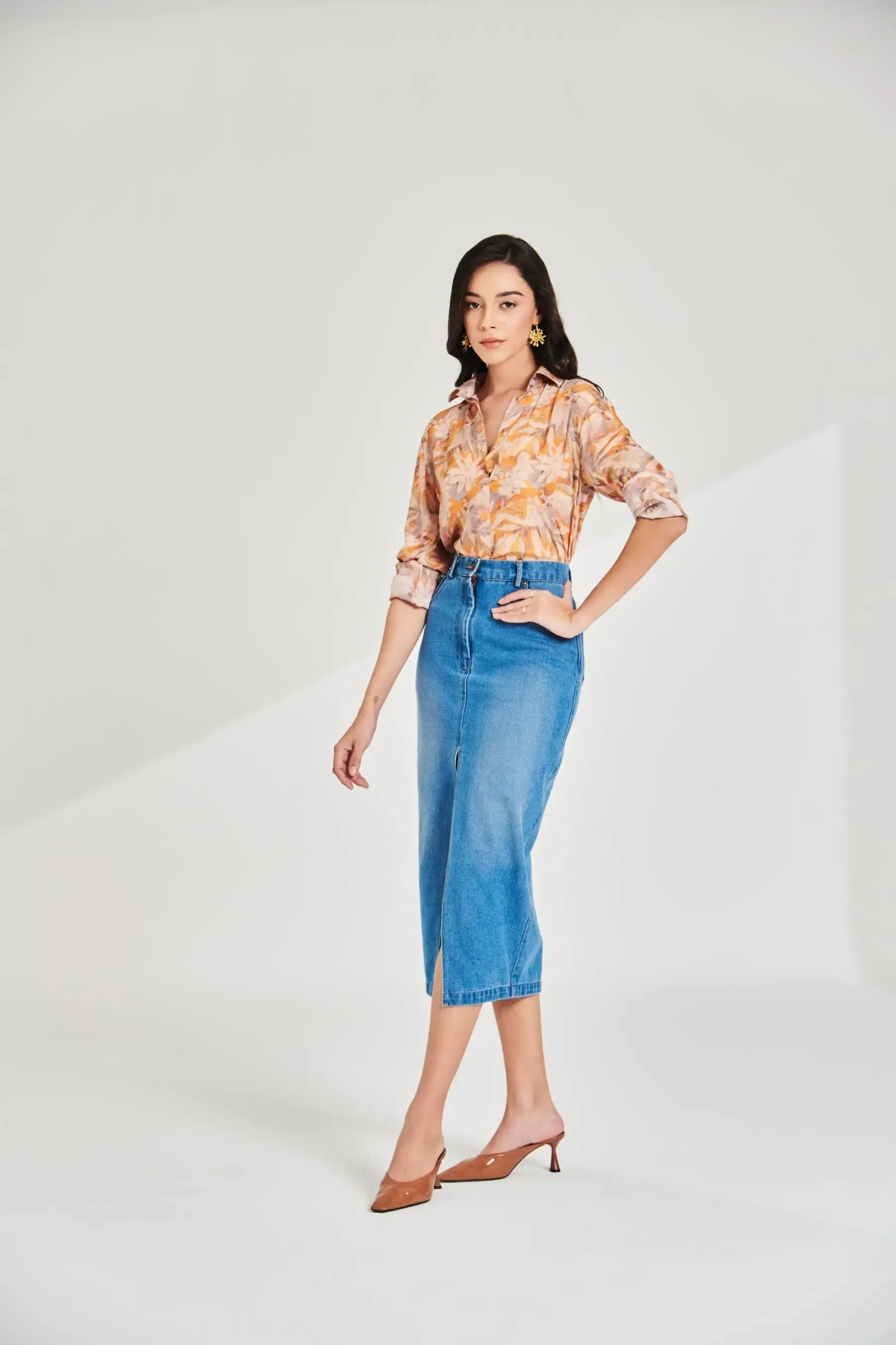 IVY Denim Midi