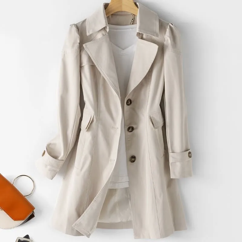 Ivyshape | Classic Trench Coat Women