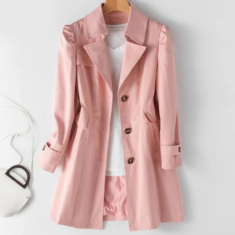 Ivyshape | Classic Trench Coat Women